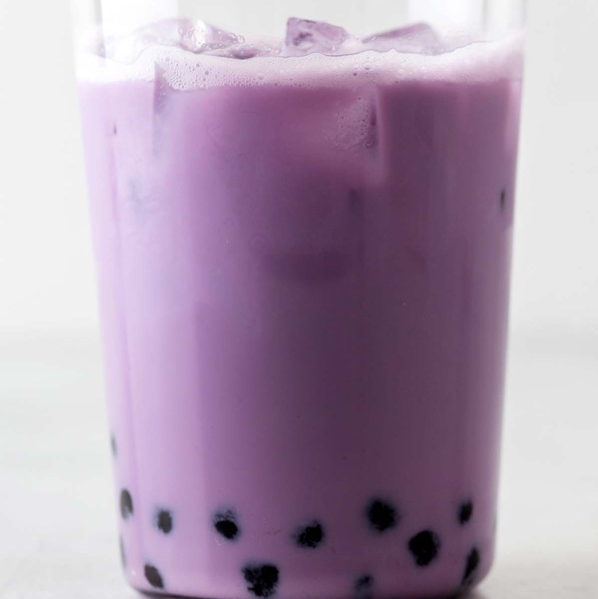 Boba Taro Milk Tea.