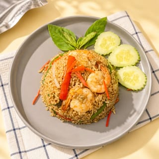 Spicy Green Curry Fried Rice