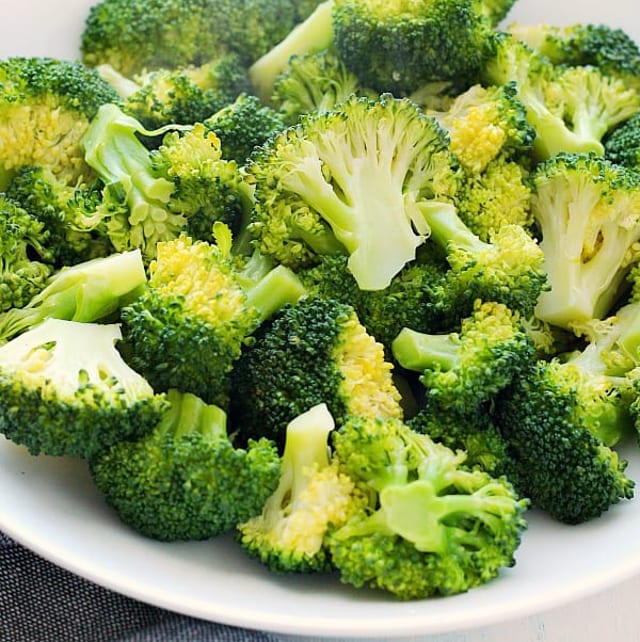 Steamed Broccoli.