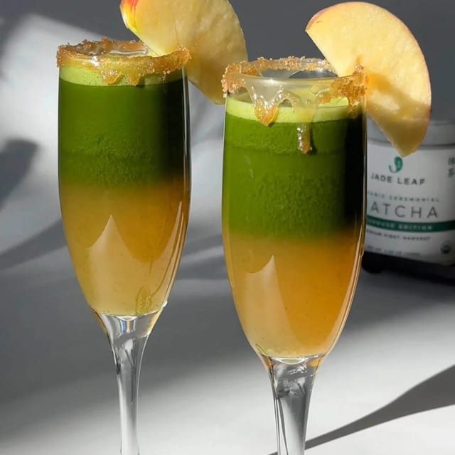 Matcha Apple Juice.
