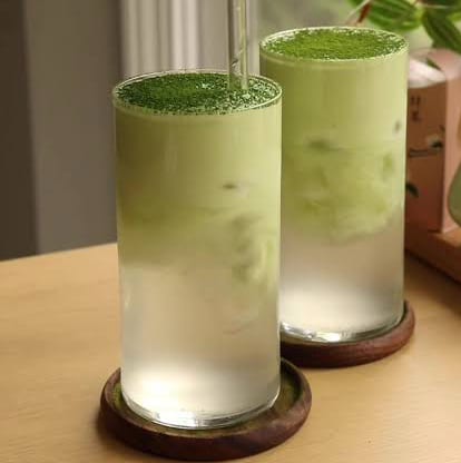 Matcha Coconut Water.
