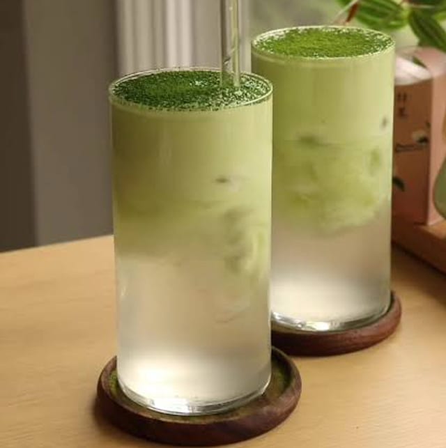 Matcha Coconut Water.