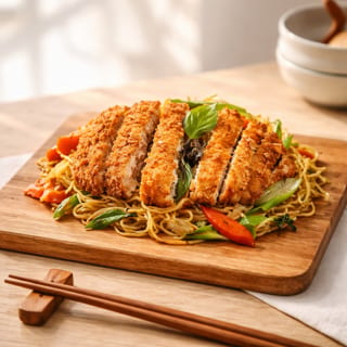 Lomein Chicken Cutlet