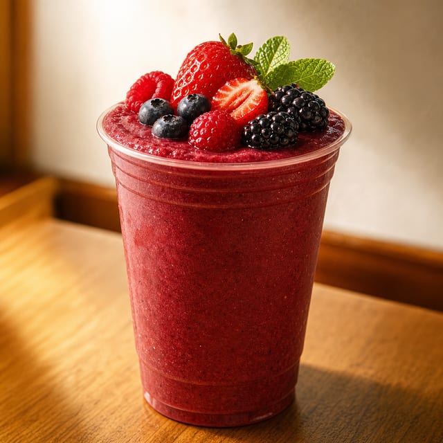 Smoothie 4 Fruit choices.