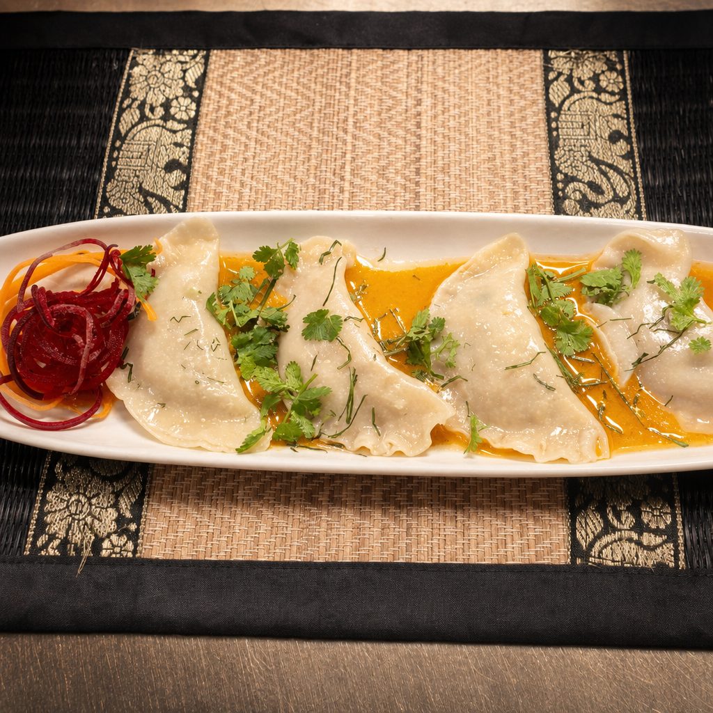 Coconut Curry Dumplings.