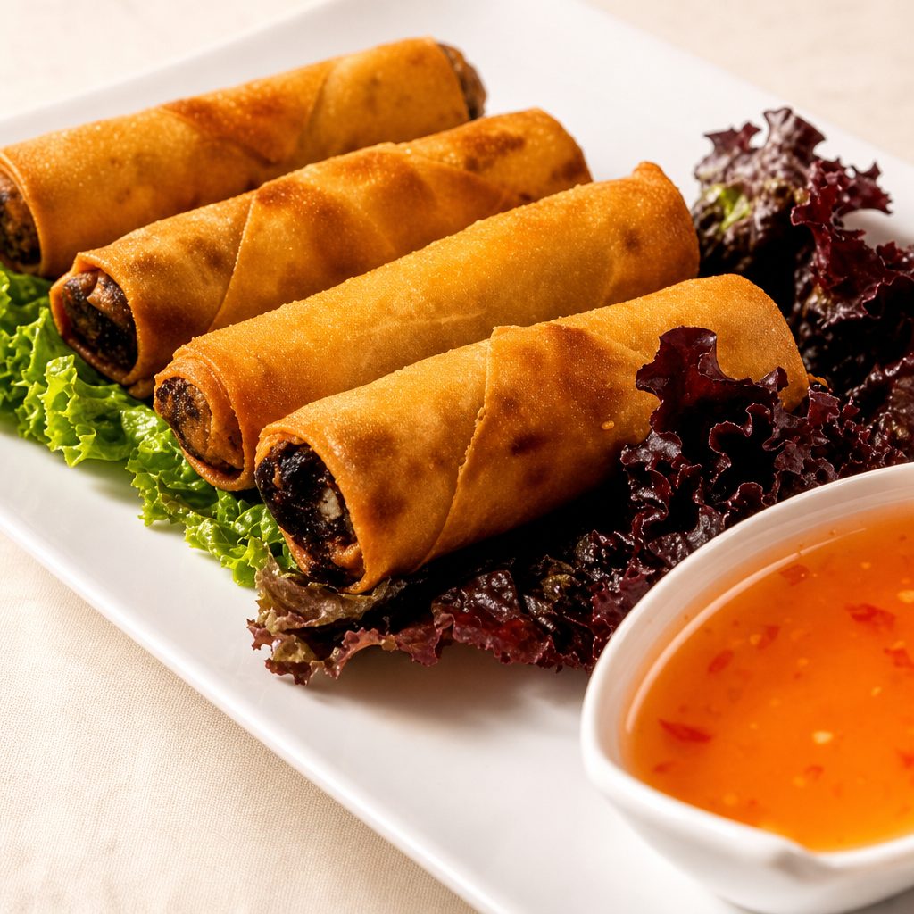 Crispy Spring Rolls.