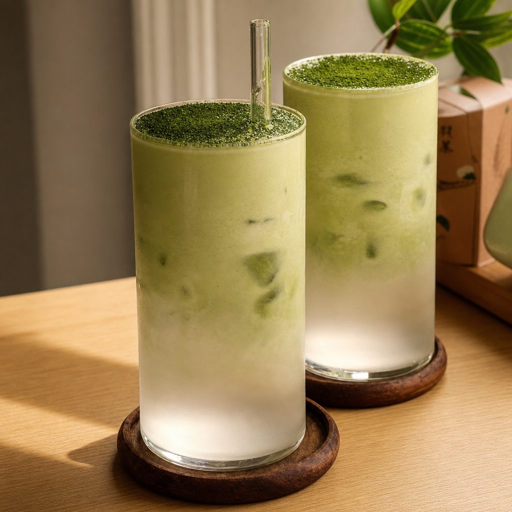 Matcha Coconut Water.