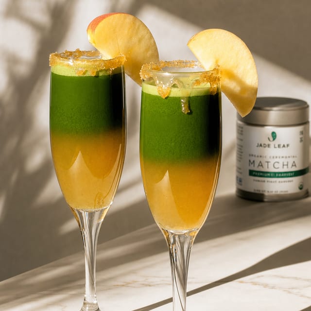 Matcha Apple Juice.