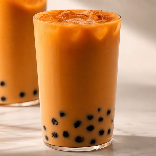 Boba Thai Iced Tea.